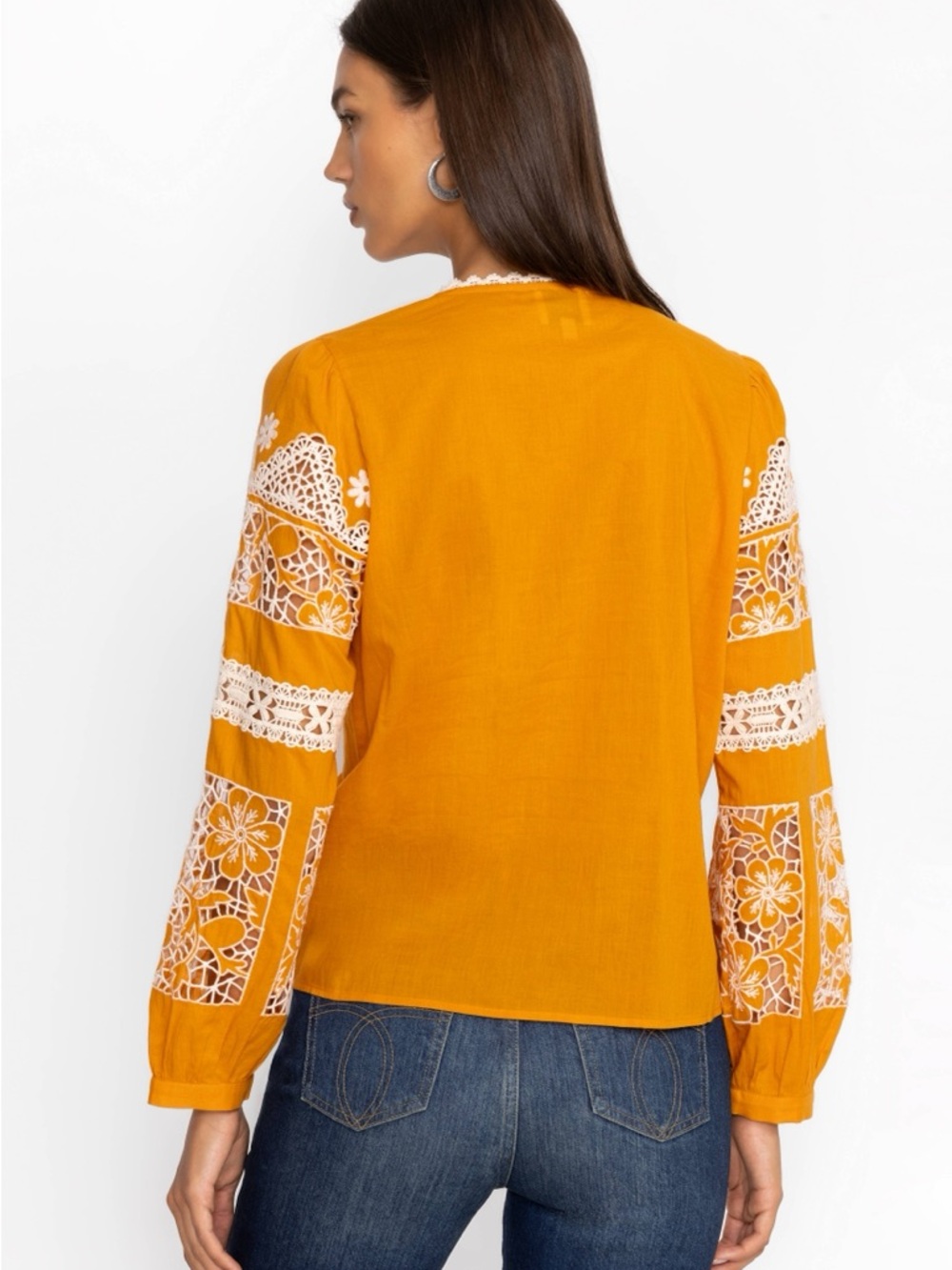 Johnny Was (Jade)  Ronnie Button Down Blouse - Picture 2 of 12